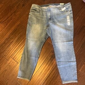 Old Navy Rockstar Super Skinny Mid Rise Stretch Denim Jeans Women's Plus Size 28